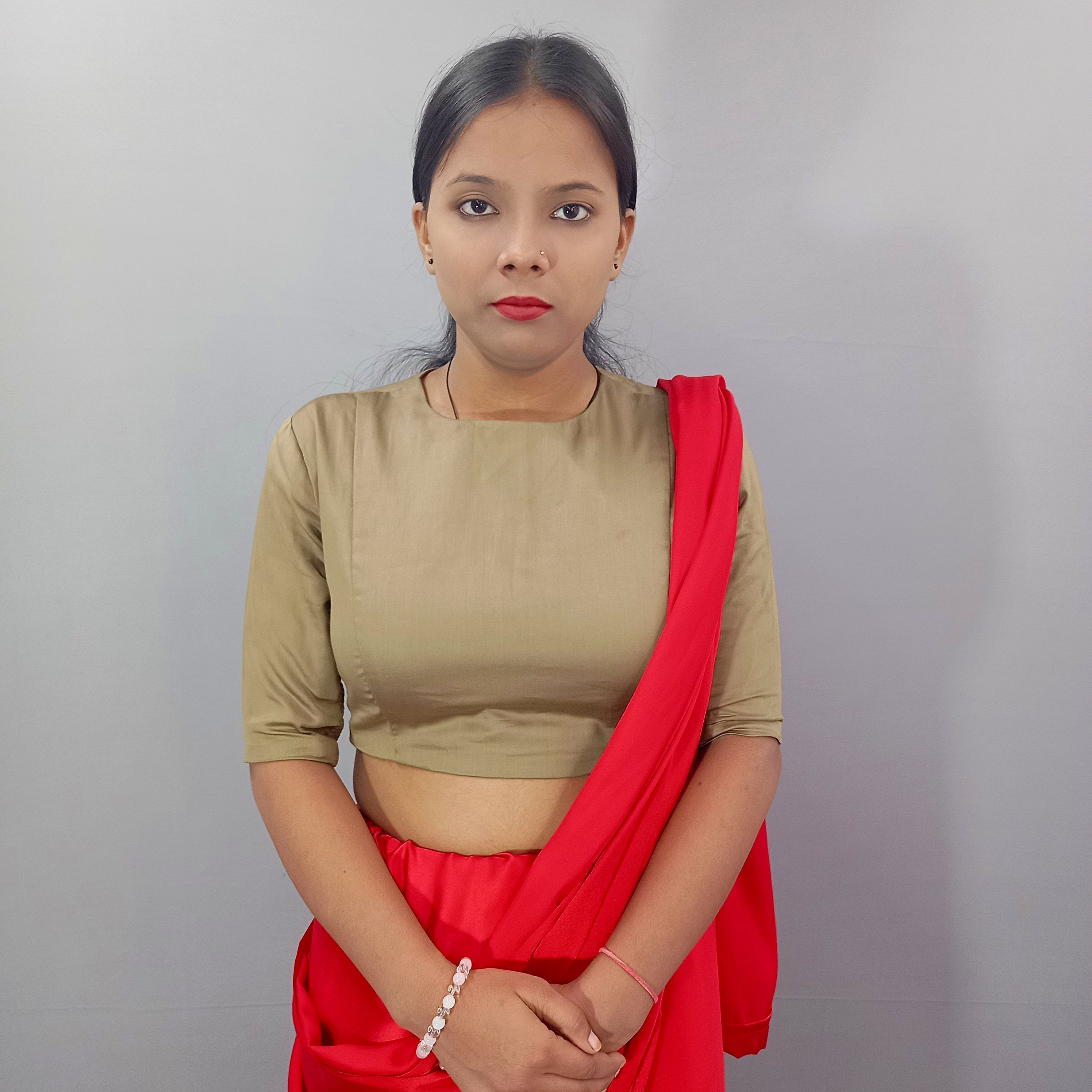 Saree Blouse in Light Green