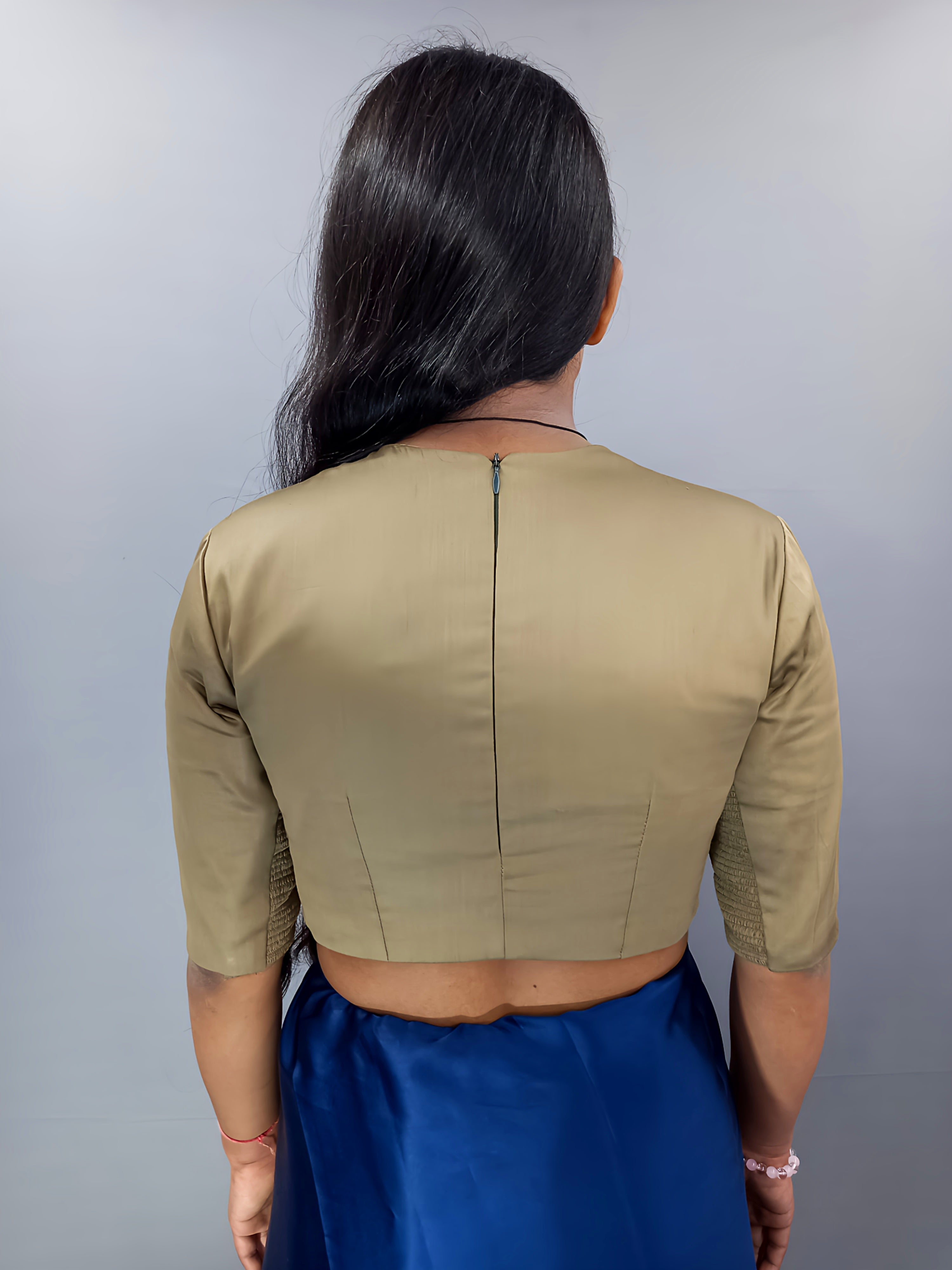 Saree Blouse in Light Green