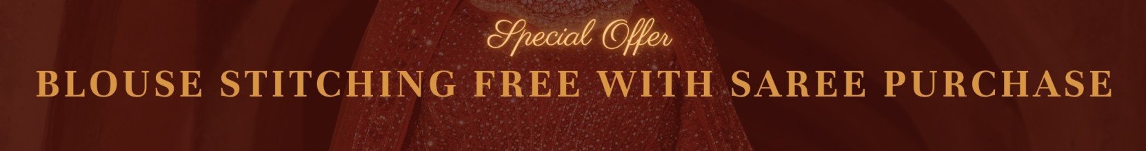 Free Blouse Stitch with Saree Purchase from StitchMe